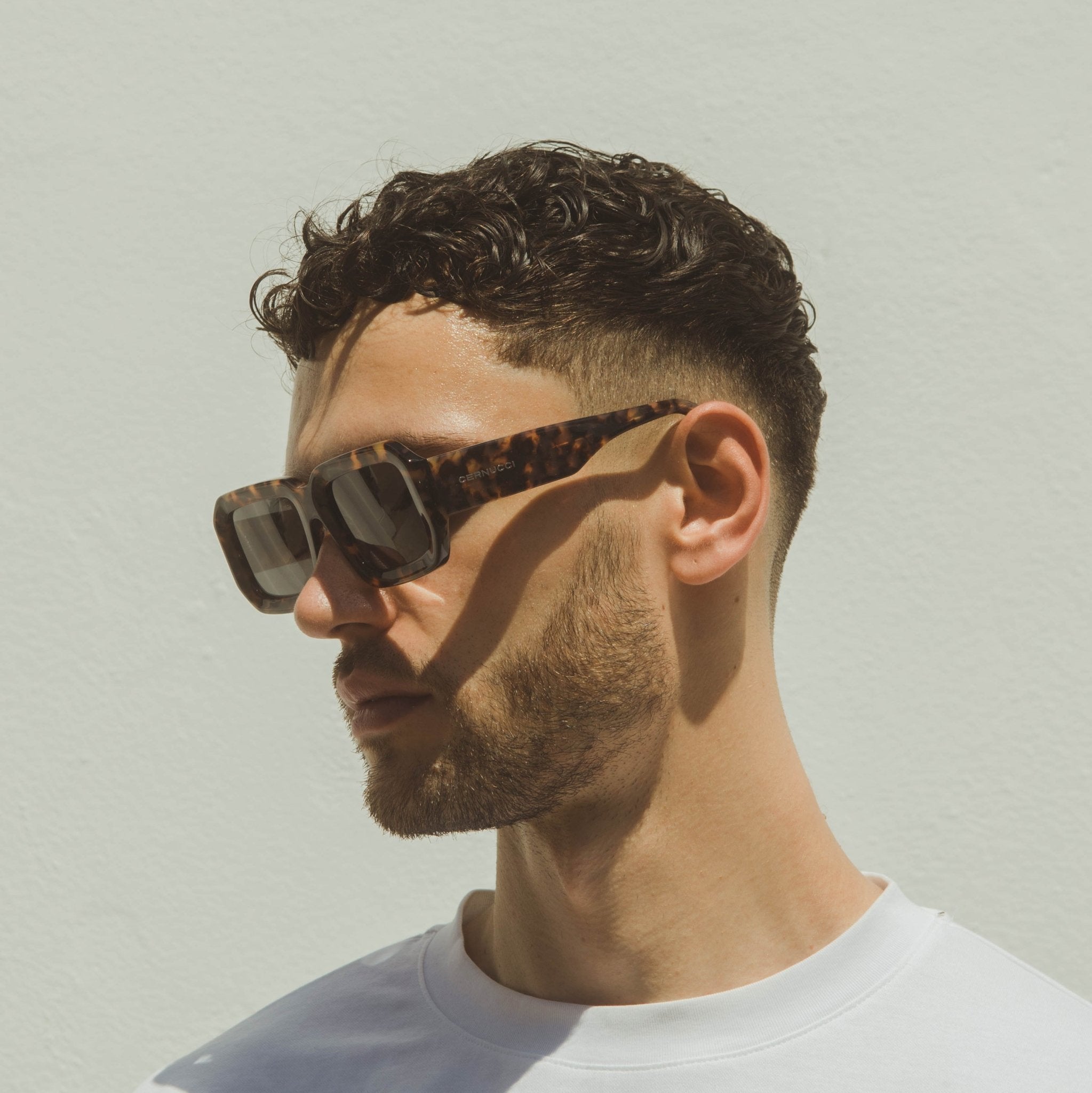 Square Sunglasses - Tortoise - Cernucci